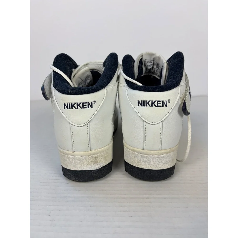 Vintage Nikken CardioStrides Weighted Walking Shoes White Leather Women's 8.5